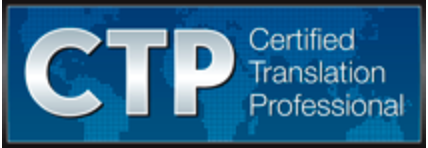 Certified Translation Professional (CTP) logo